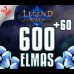 600 + 60 Legend Online Elmas